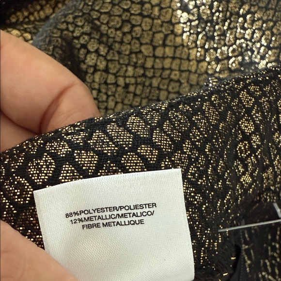 NEW Anne Klein Gold Straight Leg Trousers Sz 6 - Picture 8 of 11